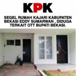 Aliansi Rakyat Peduli Demokrasi (ARPD) Menduga Terkait Penyidikan, Rumah Dinas Kajari Bekasi Disegel KPK